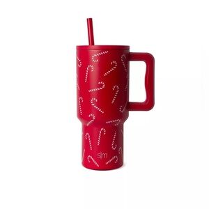 Simple Modern 30 fl oz Insulated Stainless Steel Trek Tumbler Candy Cane Limited